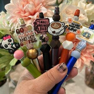 Handcrafted Beaded Pens New